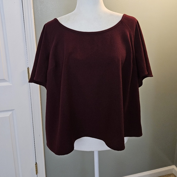 torrid Tops - Torrid Burgundy Women's Size 2 Crop Top Shirt New With Tags